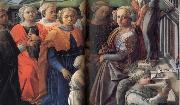 Details of The Coronation of the Virgin Fra Filippo Lippi